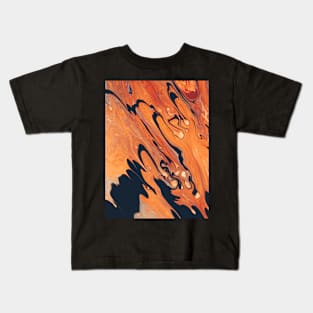 Orange Burst Kids T-Shirt